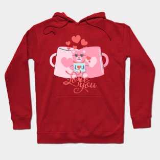 Love cup Valentine Hoodie